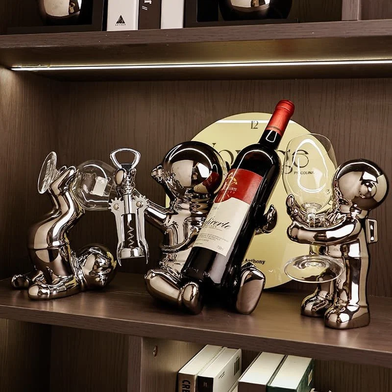Astronaut Ceramic Wine Holder (6)