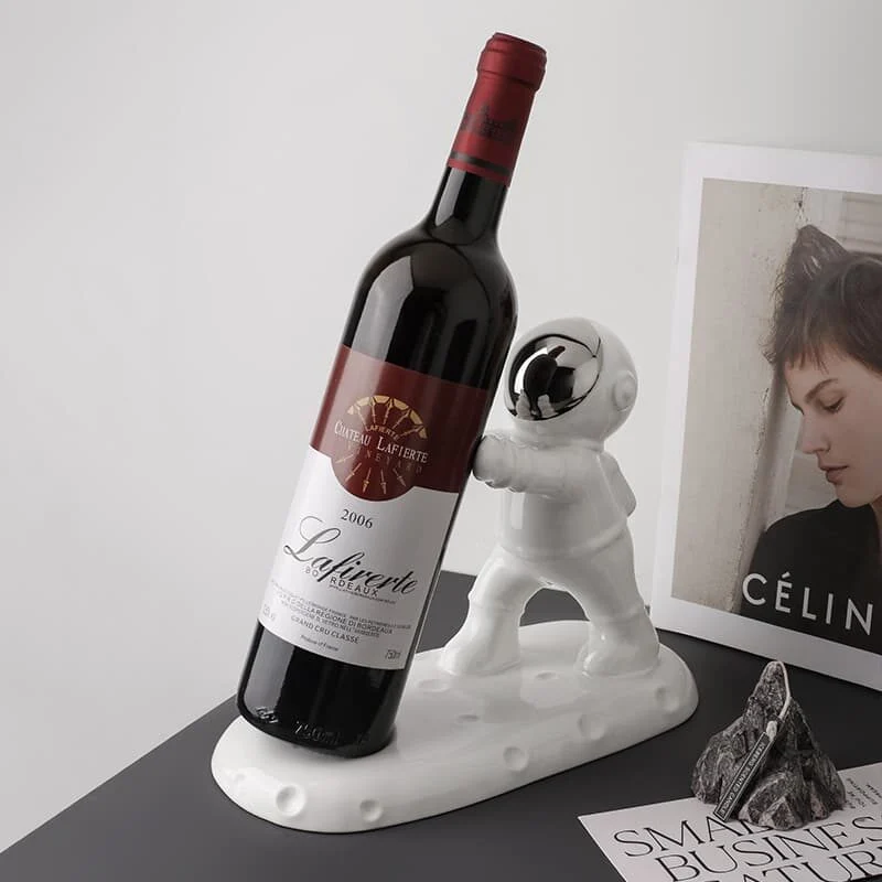 Astronaut Ceramic Wine Holder1 (1)