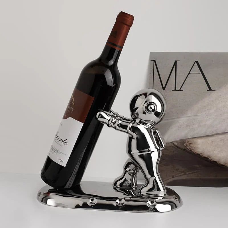 Astronaut Ceramic Wine Holder1 (2)