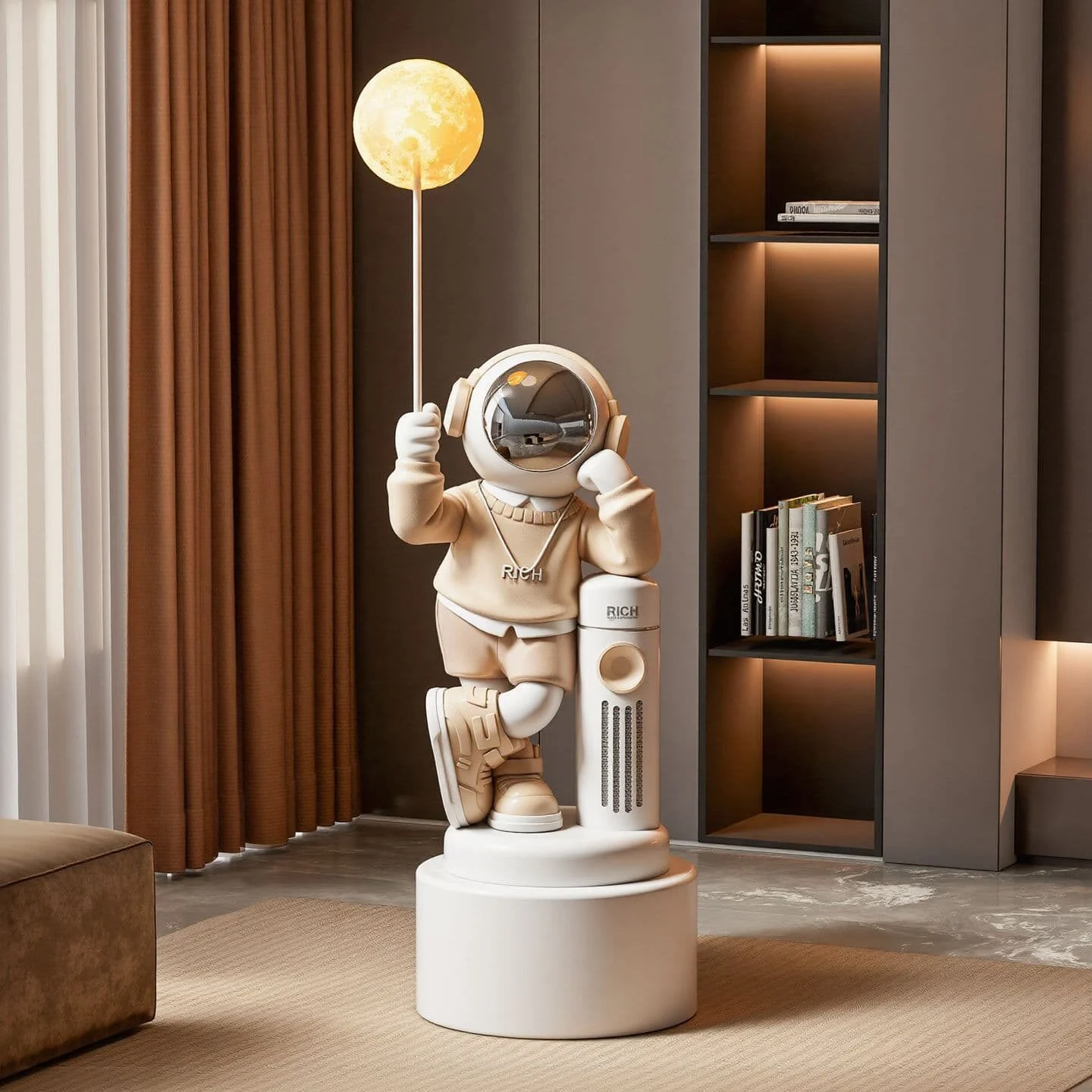 Astronaut Sculptural Resin Floor Lamp2 (3)