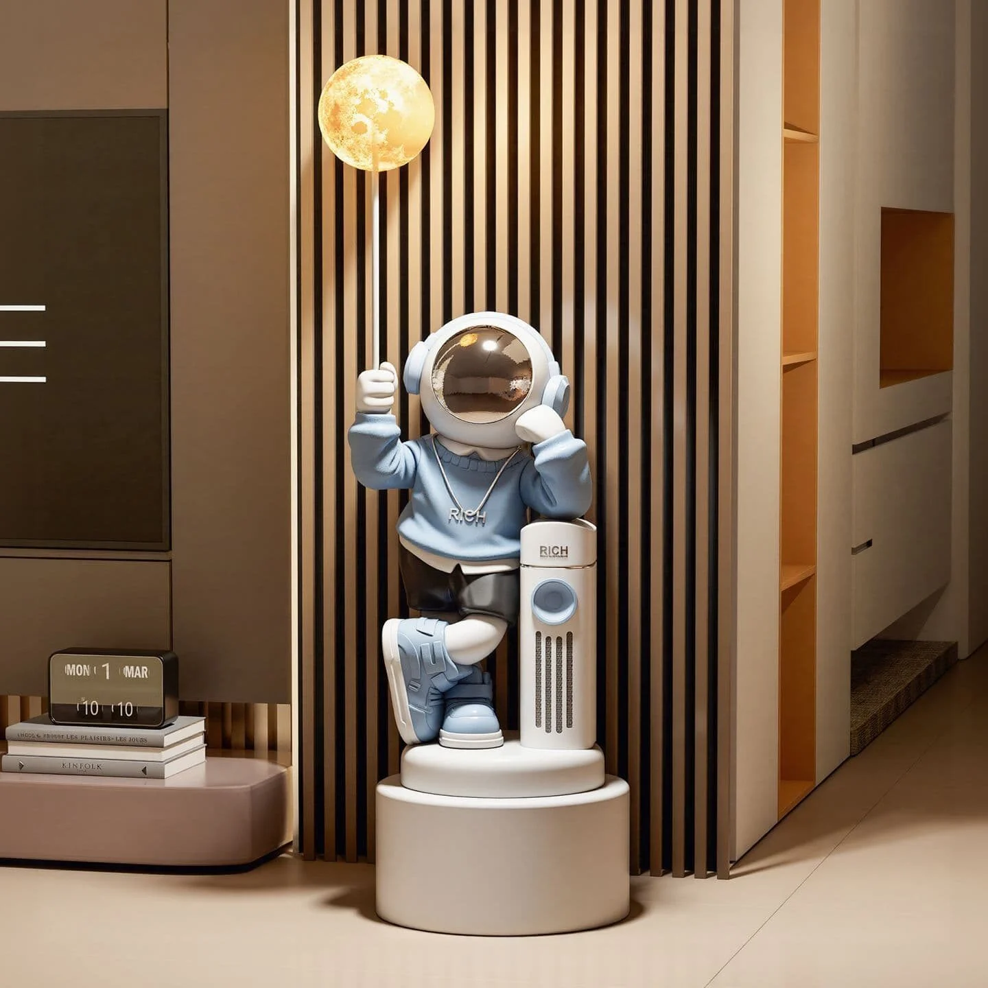 Astronaut Sculptural Resin Floor Lamp2 (4)