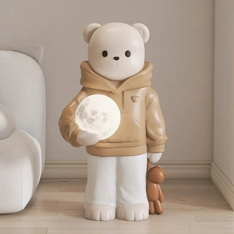 Beagle Sculptural Resin Floor Lamp – Product Description (3)