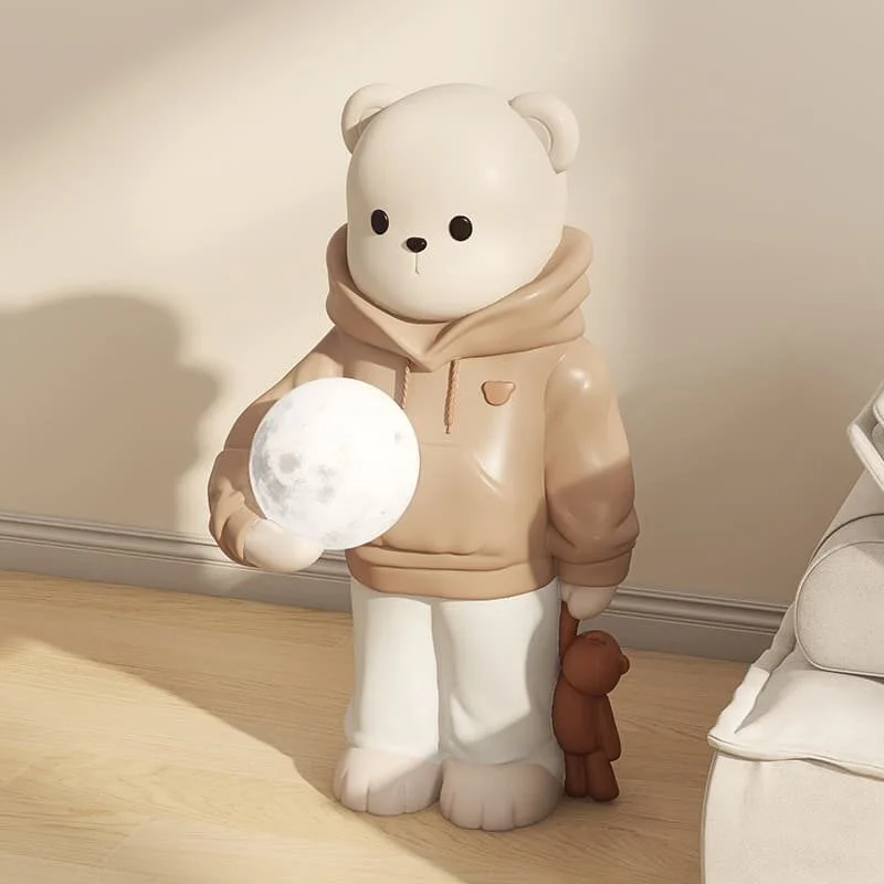 Beagle Sculptural Resin Floor Lamp – Product Description (4)