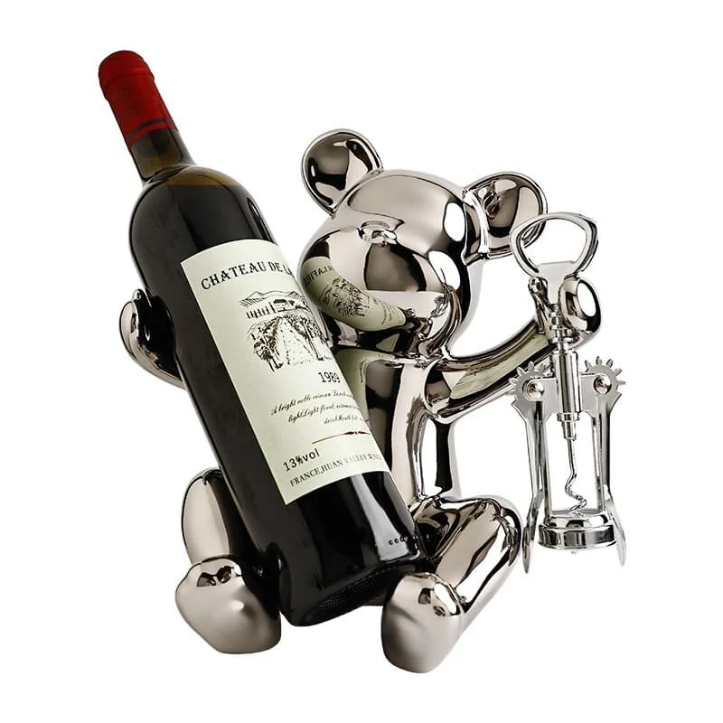 Bear Shaped Wine Holder (2)