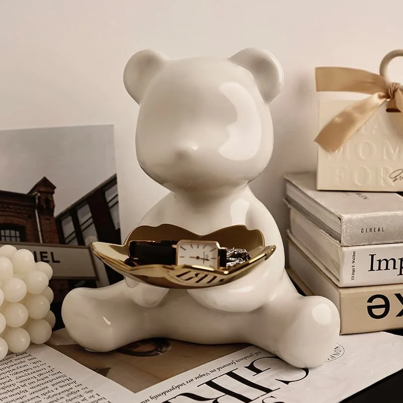 Bear Tray Ceramic Figurine2 (1)