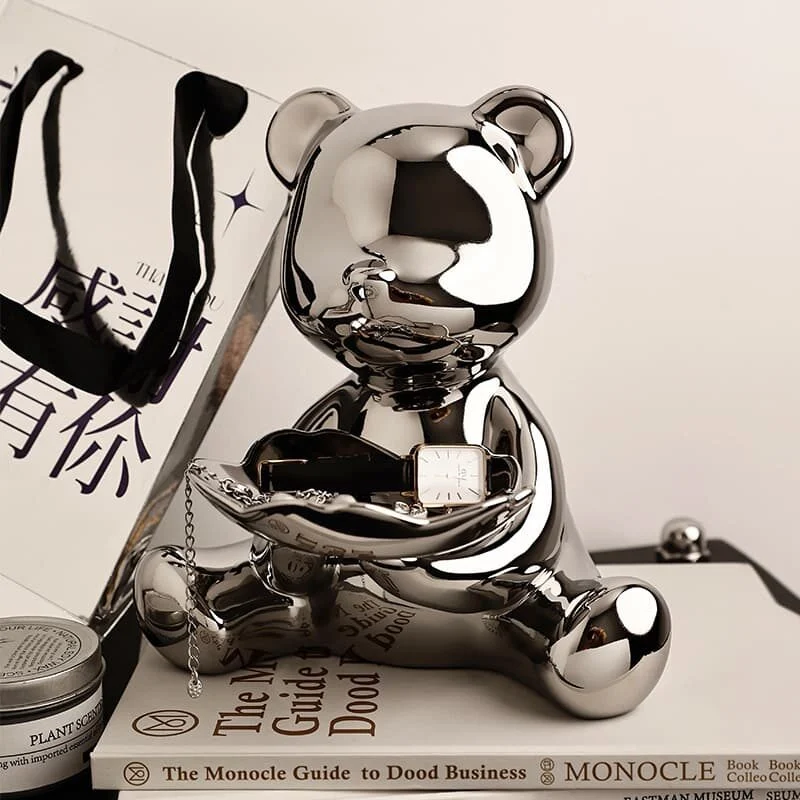 Bear Tray Ceramic Figurine2 (2)