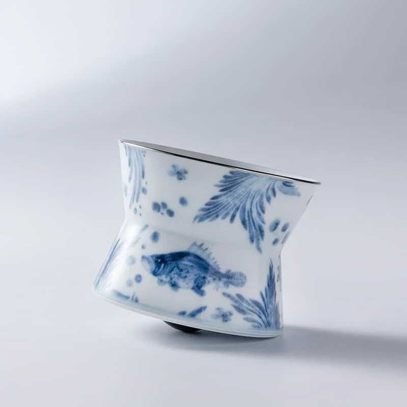 Blue & White Porcelain Tea Set2 (2)