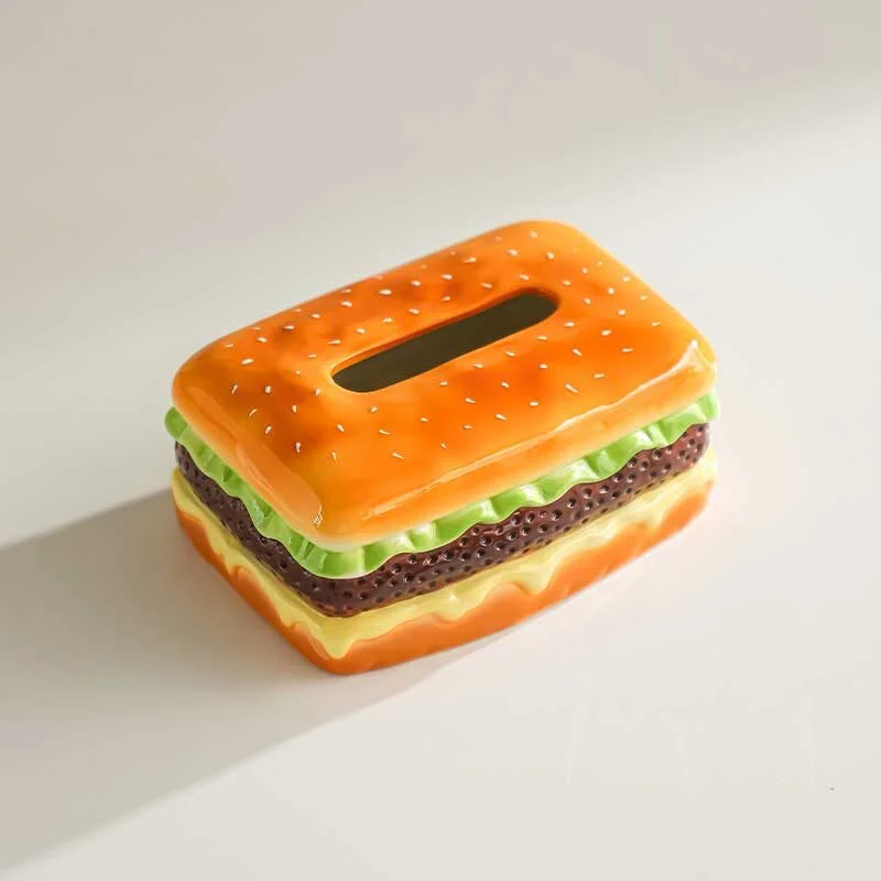 Burger & Sandwich Ceramic Tissue Box (5)