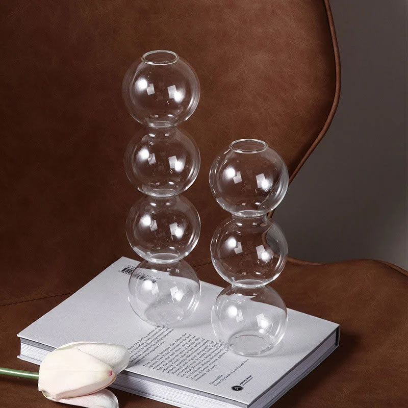 Candy Pop Colored Glass Vase (2)