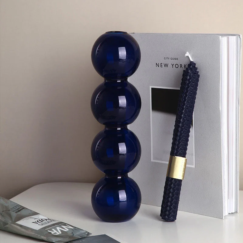 Candy Pop Colored Glass Vase (3)