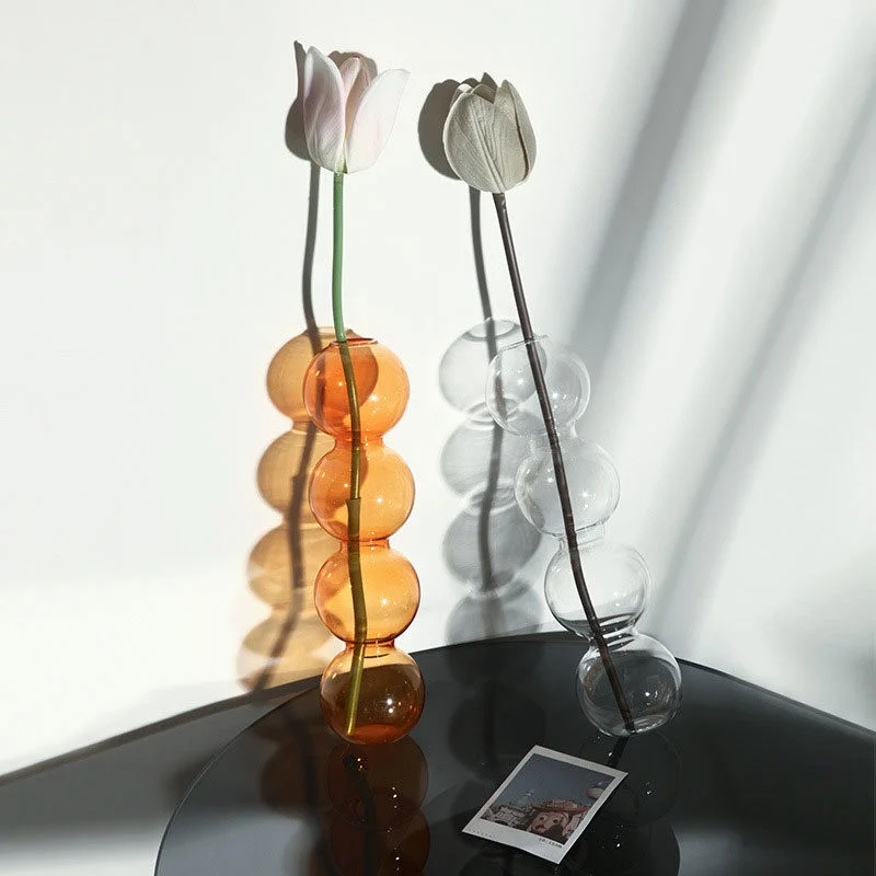 Candy Pop Colored Glass Vase (4)