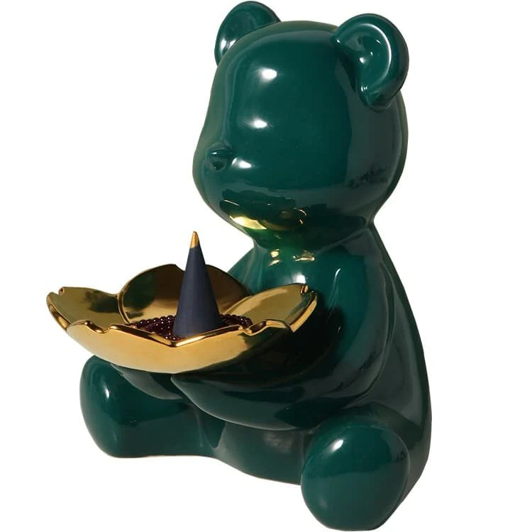 Ceramic Bear Tray Entryway Organizer Decor (3)