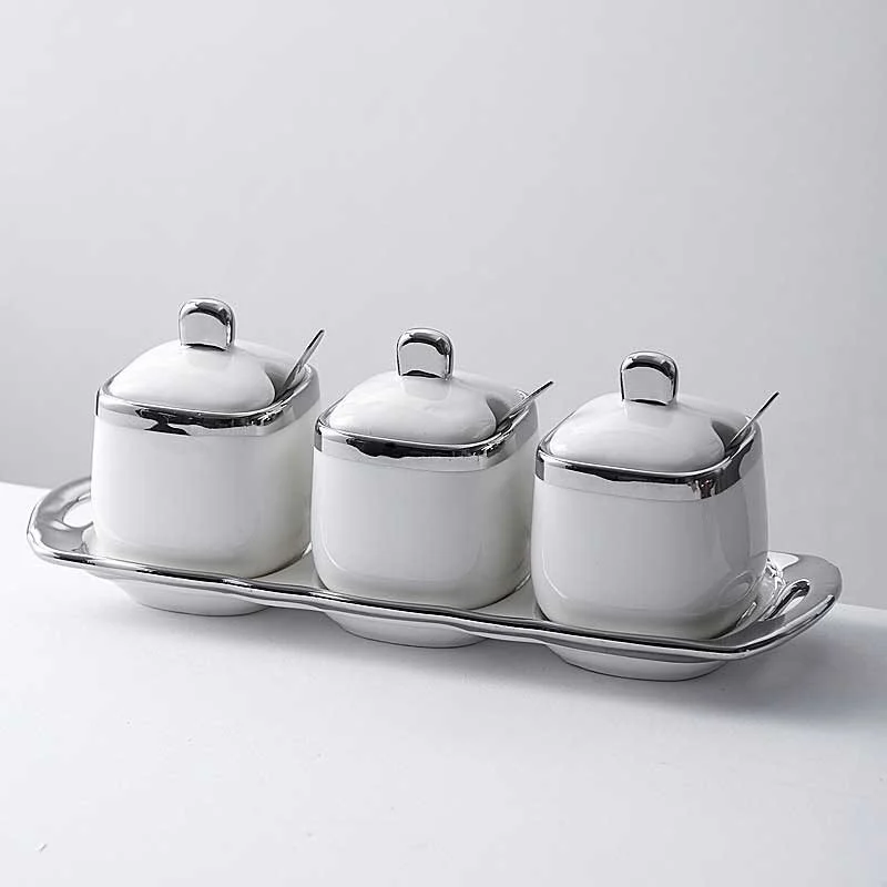 Ceramic Spice Jar Set (7)