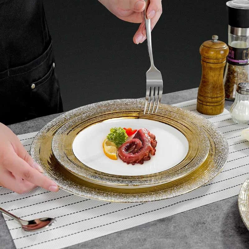 Ceramic Steak & Fruit Plate (1)