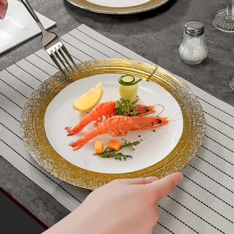 Ceramic Steak & Fruit Plate (3)