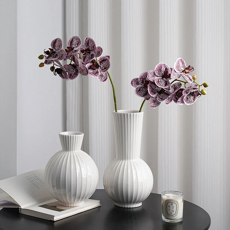 Ceramic Vase With Shell Texture (4)