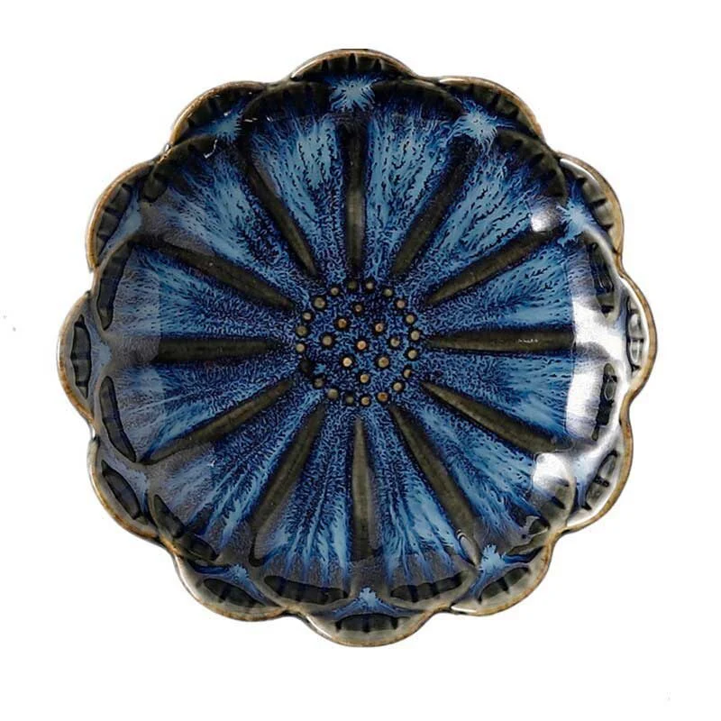 Colorful Kiln Transmutation Ceramic Condiment Dish (5)