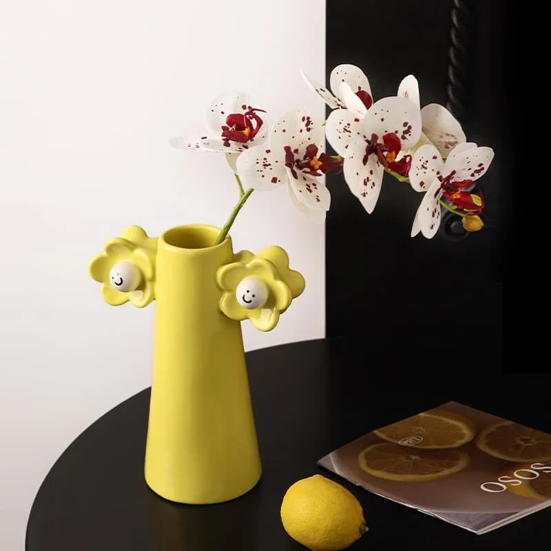 Creative Floral Ceramic Vase (2)