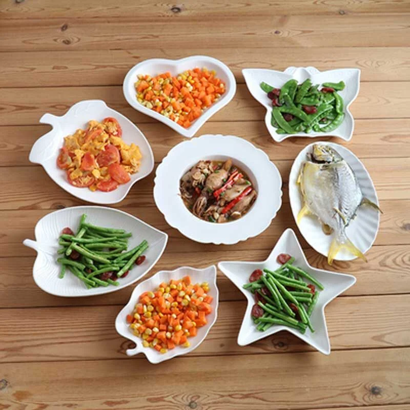 Creative Irregular Shaped Ceramic Plate (2)