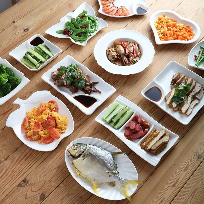 Creative Irregular Shaped Ceramic Plate (3)