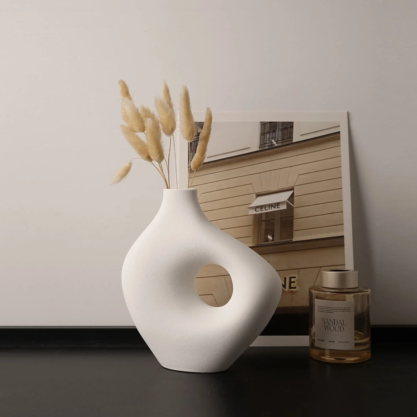 Diamond Hollow Ceramic Vase (2)