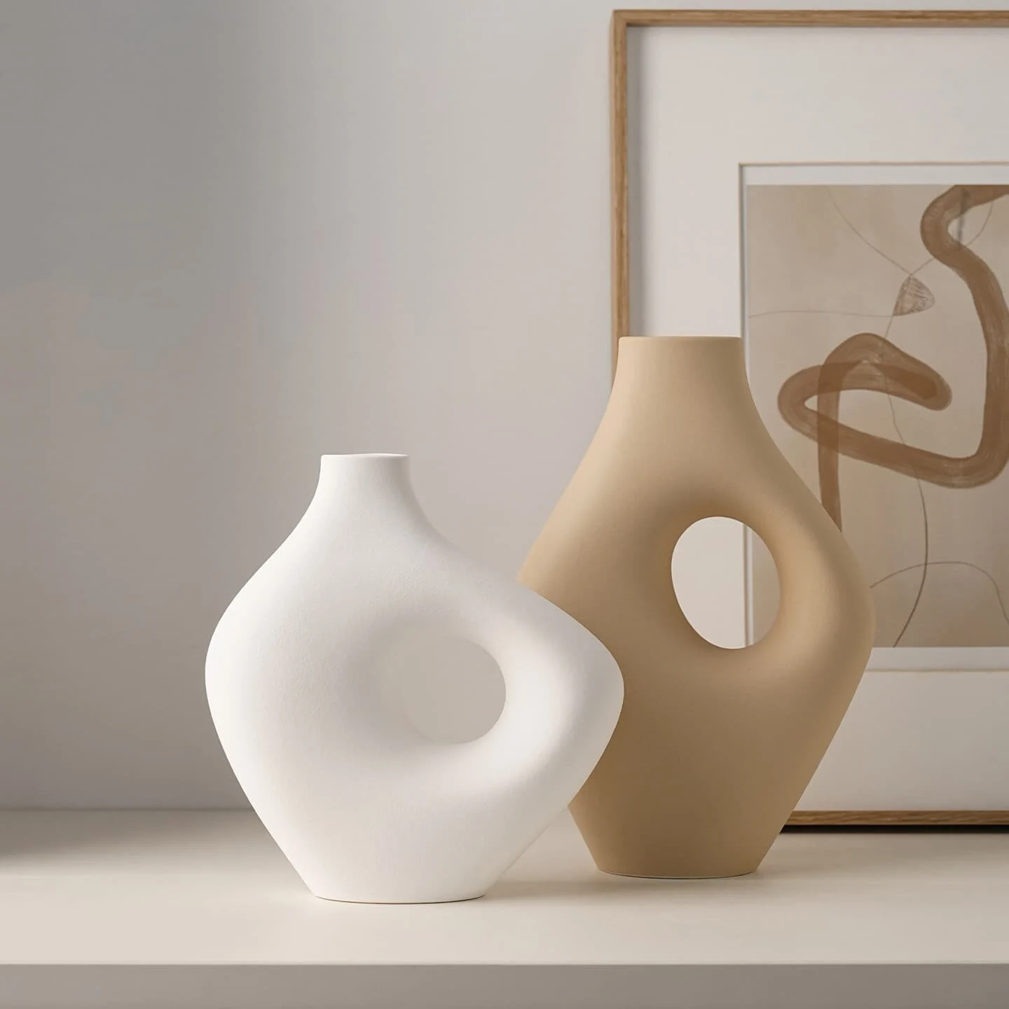 Diamond Hollow Ceramic Vase (3)