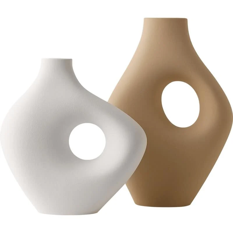 Diamond Hollow Ceramic Vase (4)