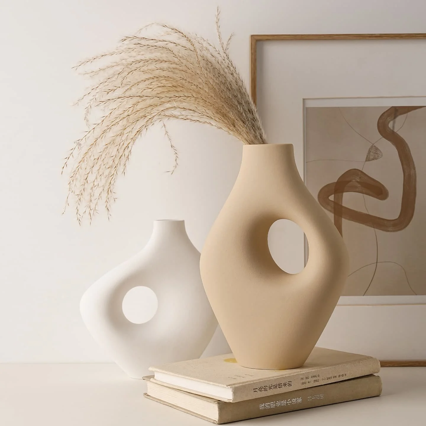 Diamond Hollow Ceramic Vase (5)