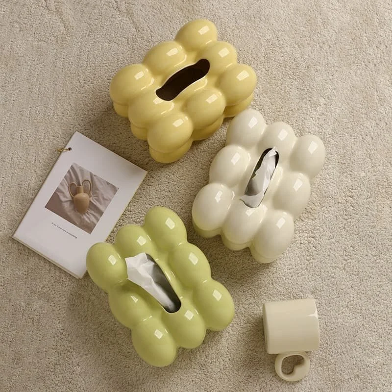 Egg Tray Shaped Ceramic Tissue Box (3)