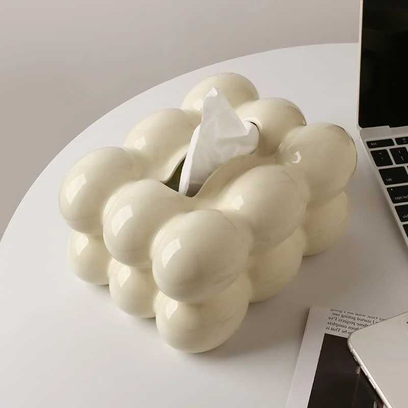 Egg Tray Shaped Ceramic Tissue Box (5)