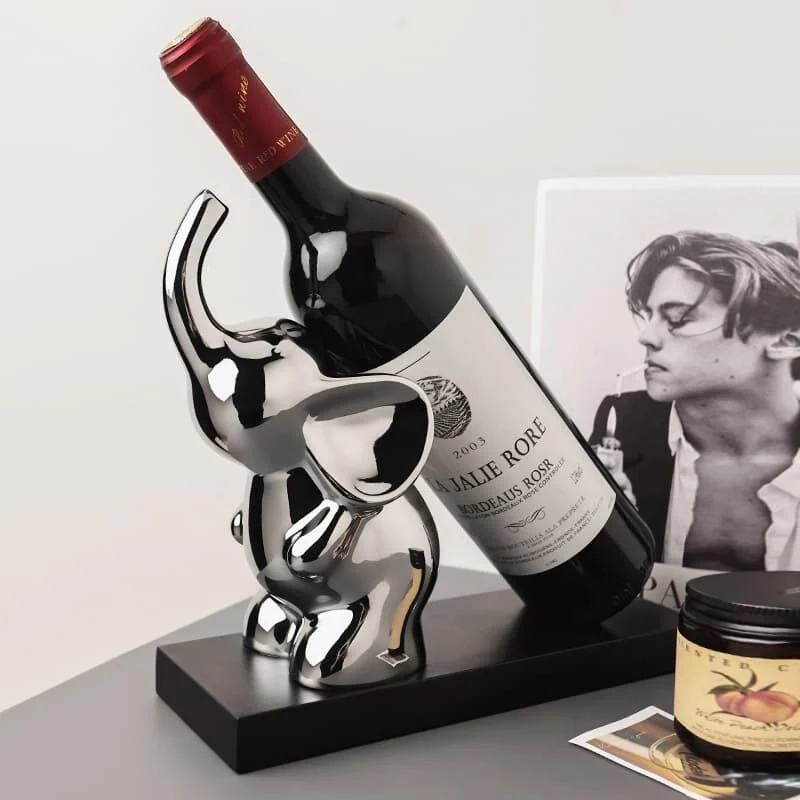 Elephant Ceramic Wine Holder (1)