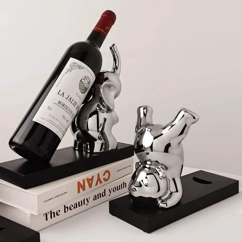 Elephant Ceramic Wine Holder (4)