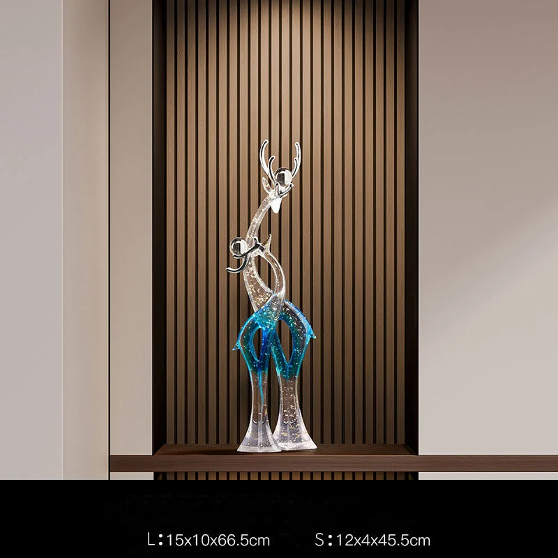 Eterna Crystal Deer Pair – Prosperity & Elegance Figurines (2)