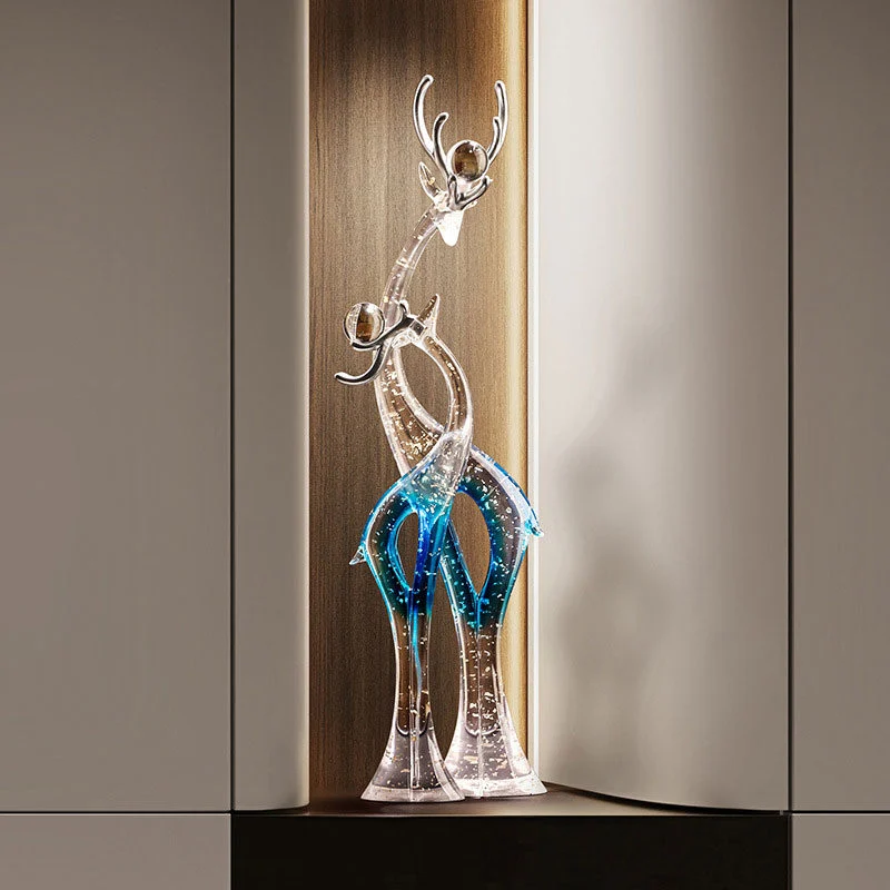 Eterna Crystal Deer Pair – Prosperity & Elegance Figurines (5)