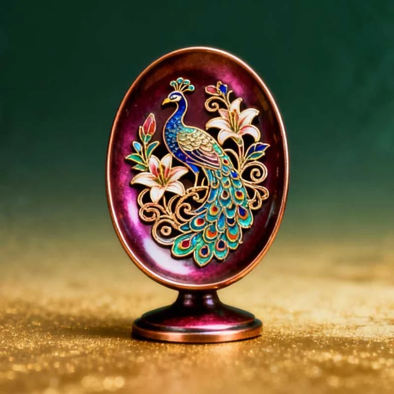 European Enamel Metal Ornament (1)