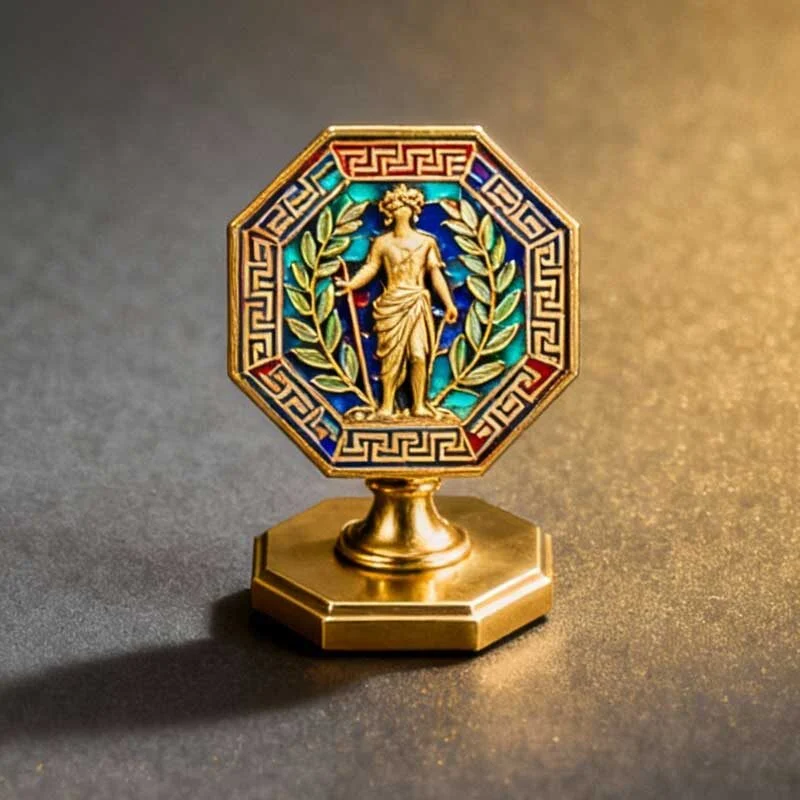 European Enamel Metal Ornament (2)