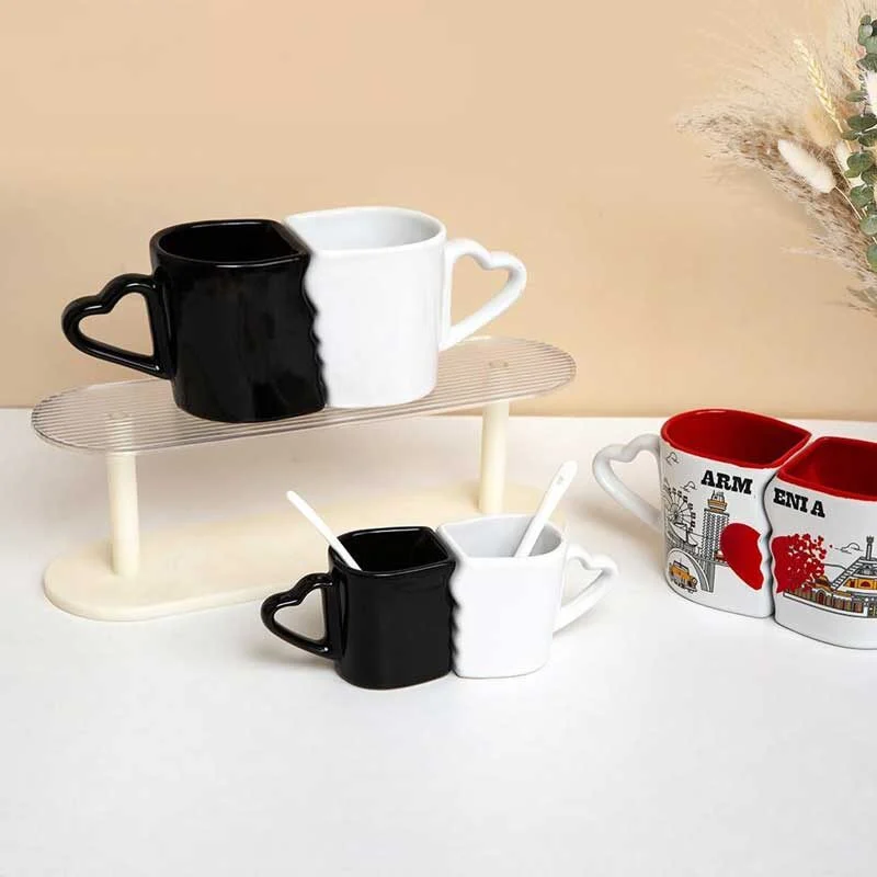 Face To Face Couple Ceramic Mug Set (2)