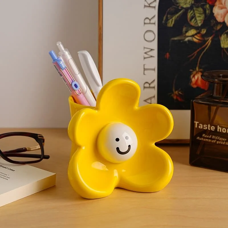 Flower Shaped Ceramic Storage Ornament 2 (1)