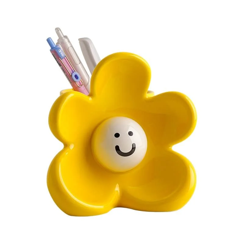 Flower Shaped Ceramic Storage Ornament 2 (2)