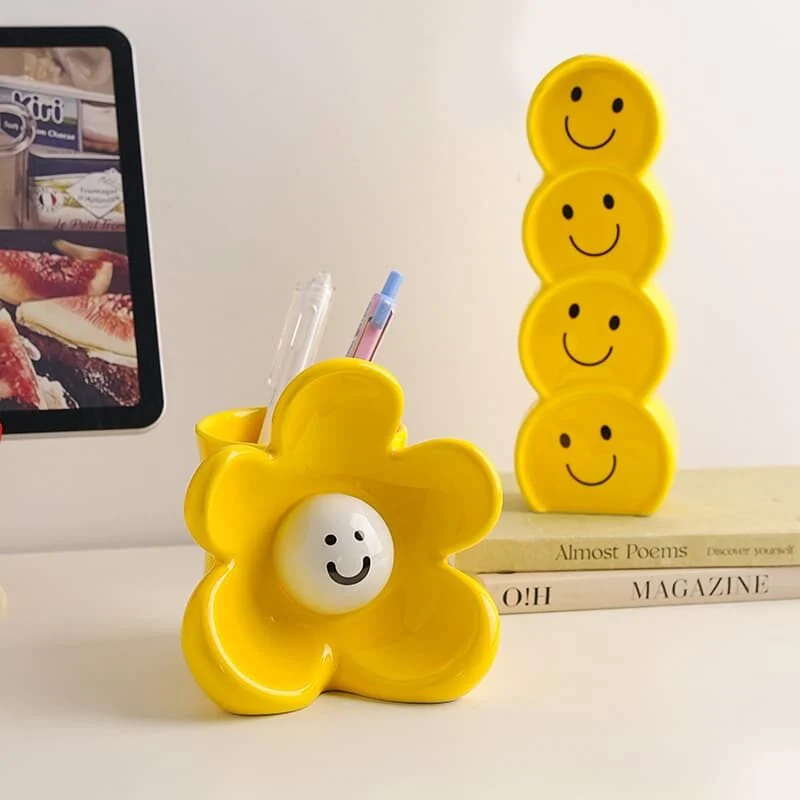 Flower Shaped Ceramic Storage Ornament 2 (4)