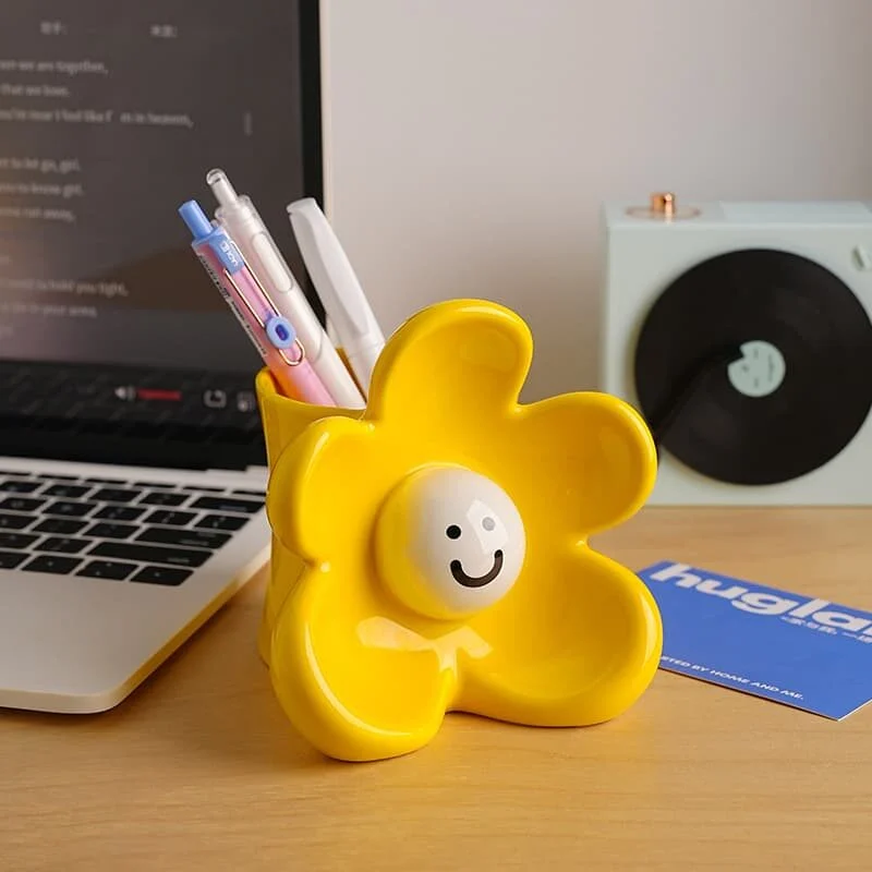 Flower Shaped Ceramic Storage Ornament 2 (5)