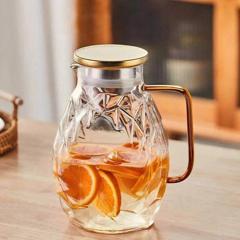 Glass Water Jug & Tumbler Set (1)