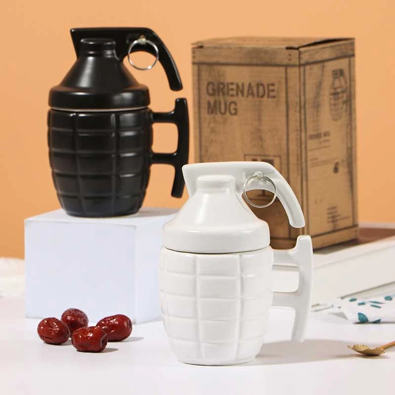 Grenade Shaped Ceramic Mug (2)