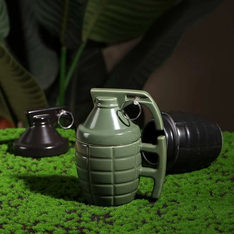 Grenade Shaped Ceramic Mug (4)