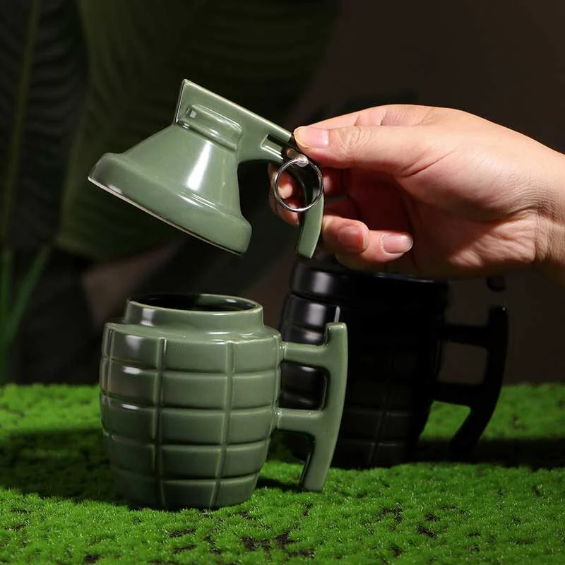 Grenade Shaped Ceramic Mug (5)