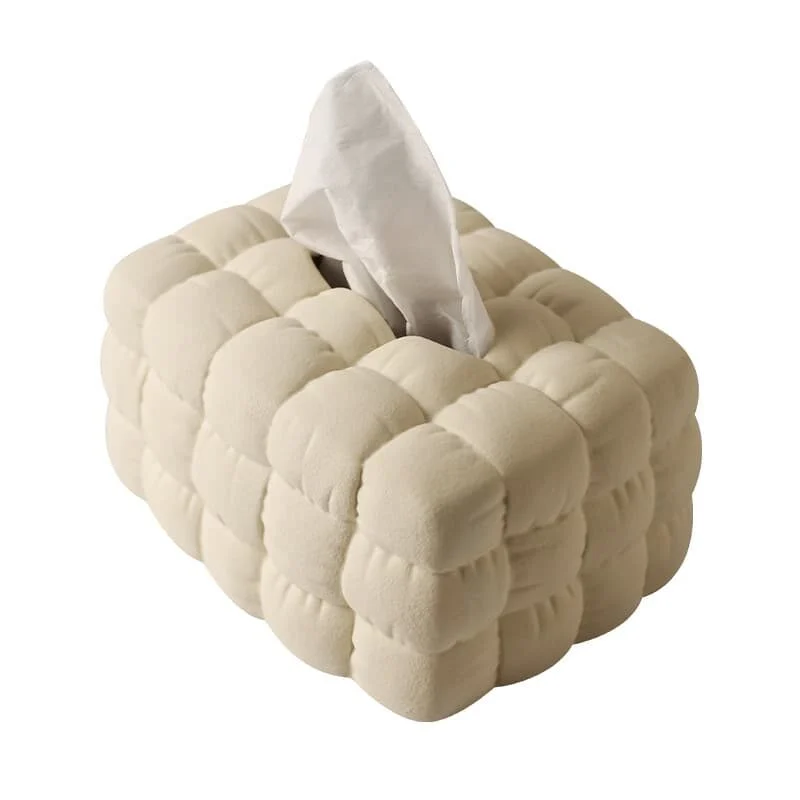 Grid Pattern Ceramic Tissue Box (5)