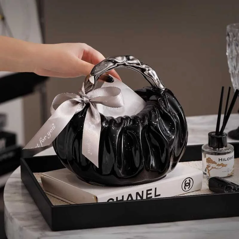 Handbag Shaped Ceramic Tissue Box (3)