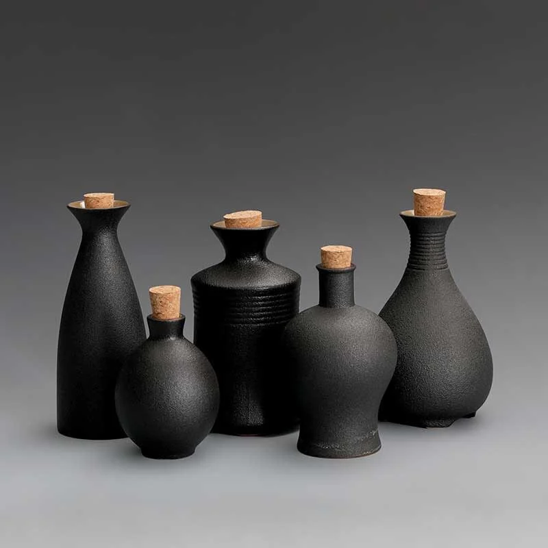 Japanese Ceramic Sake Bottle (4)