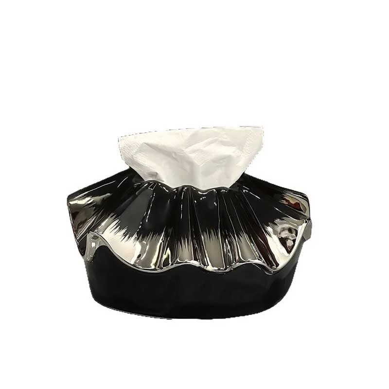 Lace Handbag Shaped Ceramic Tissue Box (5)