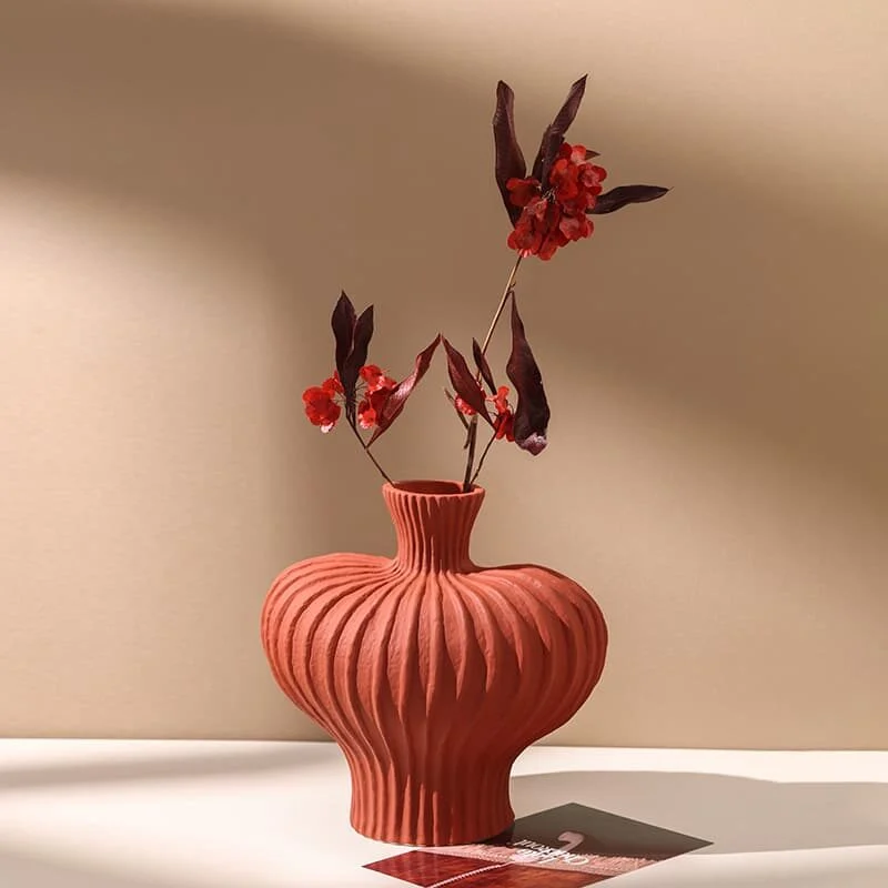 Lantern Pod Ceramic Vase Minimalist (1)